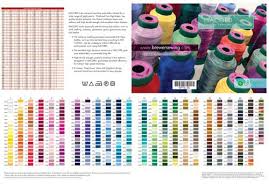 isacord printed thread chart