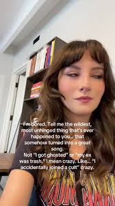 Im bored, tell me the most unhinged thing that’s happened to you that ended  up in a really good song 👀👀👀 #tellmeimbored #tellmeimboredchallenge  #tellmesomethingimbored #unhinged #unhingedstories ...