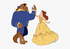 Belle And The Beast Clip Art Beauty And The Beast Transparent Hd Png Download Kindpng