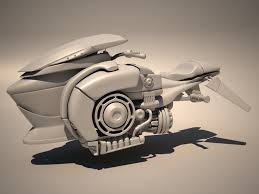 Sci Fi Hover Bike 3d Model Hover Bike Bike 3d Model