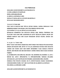 Yuk mengetahui doa pembuka acara sesuai ajaran rasul berikut ini. Doa Pembukaan