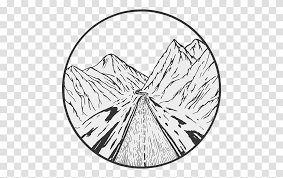 The basic rule of minimalism is to make everything as simple as possible. Mountain Boho Travel Indie Aesthetic Drawing Inkfreetoe Aesthetic Black And White Plant Bag Bird Animal Transparent Png Pngset Com