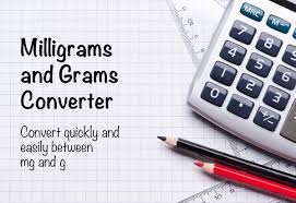 Milligrams And Grams Converter Mg To G
