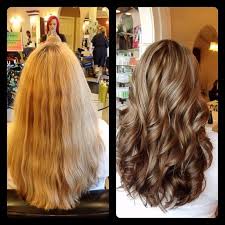 Fans of wavy hair can mix their natural dark brown colour with light blonde highlights. Dark Deep Caramel Caramel Blonde Hair Novocom Top