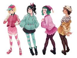 We did not find results for: Vanellope Von Schweetz Taffyta Muttonfudge Crumbelina Di Carmello And Candlehead Wreck It Ralph Drawn By Shinoharatotsuki Danbooru
