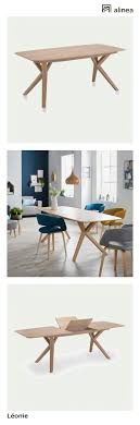 alinea leonie table extensible avec allonge papillon l 185cm a 240cm 8 a 10 convives me table salle a manger meuble salle a manger chaise de salle a manger