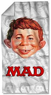 Mad Alfred Head Beach Towel 36 X 57in