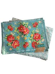At fabricgateway.com find thousands of fabric categorized into thousands of categories. The Pioneer Woman Vintage Floral Design Placemat Set Of 4 Reversible Buy Online In Botswana At Botswana Desertcart Com Productid 45792678