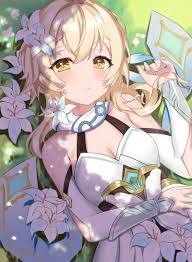 Free live wallpaper by mihoyo enjoy mondstadt music while seeing aether (during the day) and lumine (during the night) sitting by. Wallpaper Anime Girls Genshin Impact Lumine Genshin Impact Flowers 3146x4286 Catlanguage 1969793 Hd Wallpapers Wallhere