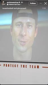 Arch Manning Shares Exciting Texas News That Was Revealed by Glen Powell