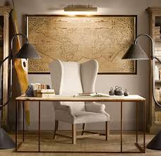 Restoration Hardware Wing Chair Diy Office Decor Home Office Decor Home