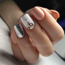 New Year Nails Design Ideas Images Pictures 2018 2019 Manicura De Unas Disenos De Unas Unas Con Piedras