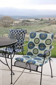 Make Your Own Reversible Patio Chair Cushions In 2020 Diy Patio Furniture Diy Patio Furniture Cushions Outdoor Chairs