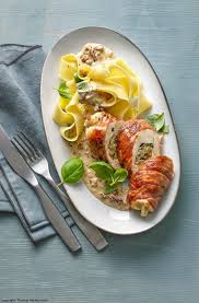 Gefulltes Hahnchenbrustfilet Im Speckmantel Von Hauchzart Chefkoch Rezept Speckmantel Hahnchen Fleisch Gerichte