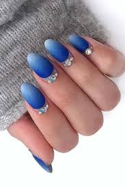 Acrylic Black And Blue Nail Designs Bright Blue Ombre Nails Design Blueombre Explore How To Do Ombre Nails Designs On Acrylic Gel Or Natural Blue Ombre Nails Ombre Nail Designs Nail Art Ombre