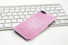 Download Iphone Case On White Keyboard Mockup Generator Mediamodifier