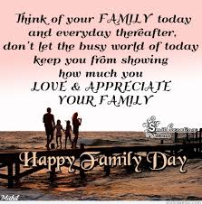 Check spelling or type a new query. Happy Family Day Think Of Your Family Today And Every Day Smitcreation Com