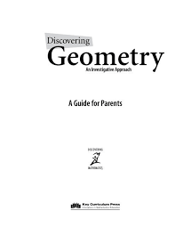 This set is often saved in the same folder as. Discovering Geometry Online Textbook