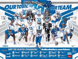 Need tennessee state tigers football tickets? 2019 20 Posters Middle Tennessee State University Athletics