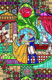 Powerful spell on the castle, and all who lived there. Patterns Of The Stained Glass Window Beauty And The Beast Wallpaper Disney Princess Wallpaper Beast Wallpaper