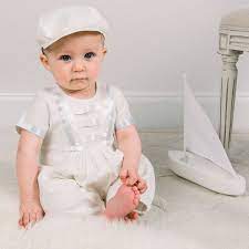 Owen Linen Christening Jumpsuit Christening Outfit Baby Christening Outfit Christening Gowns For Boys