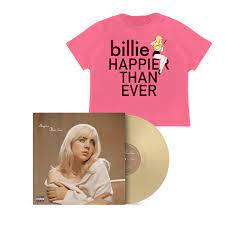 It wasn't forced, it wasn't pressured, it wasn't scary, billie eilish tells apple music of making happier than ever. Official Billie Eilish Store Happier Than Ever Exclusive Golden Yellow Vinyl T Shirt Billie Eilish Lp T Shirt