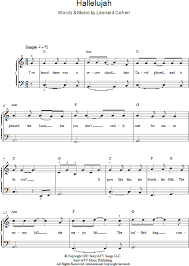 Arranged by david sides for advanced level pianists. Hallelujah Easy Piano Zzounds