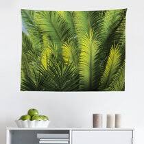 Tree of life, klimt is an italian jacquard wall tapestry. Palm Tree Tapestry Wayfair