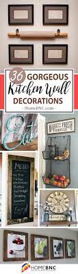 These fresh kitchen design ideas for countertops, cabinetry, backsplashes, and more are here to stay. 45 Pretty Kitchen Wall Decor Ideas To Stir Up Your Blank Walls Kitchen Wall Decor Kitchen Wall Design Kitchen Wall