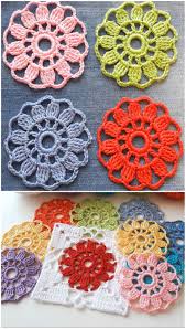 Crochet Easy Flower Motif We Love Crochet Tig Motifleri Tig Isleri Tig Desenleri