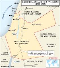 Map of palestine showing the location of jerusalem download scientific diagram. Map Of Borders Of Palestine Claimed By The World Zionist Organization