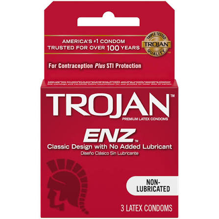 trojan enz non lubricated