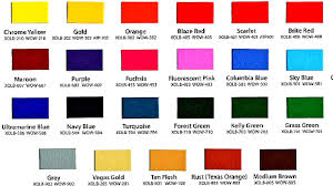 Gcmi Ink Color Chart Printable Rgb Color Palette Swatches