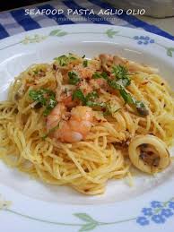 Mamafami S Spice N Splendour Seafood Pasta Aglio Olio Resep Masakan Resep Makanan Resep Pasta