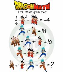 Dragonmath Puzzle Maths Puzzles Brain Teasers Goku