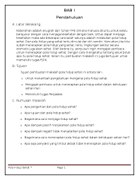 Soal pola makan sehat, bergizi, dan seimbang. Doc Materi Pjok Kelas Viii Tentang Pola Hidup Sehat Keisyha Amanda Academia Edu