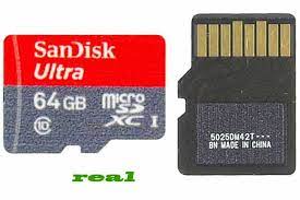 For example, a fake might be fake media is being falsely labled with popular brand names including sandisk, samsung, sony illegitimate capacities and/or write class. Counterfeit Sandisk Microsdxc Microsd Memory Cards Consumer Alert