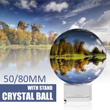 Photography crystal ball clear glass sphere transparent lensball photo prop lens. Clear Glass Crystal Ball Healing Sphere Photography Props Lensball 50 80mm Glass Marbles Balls Feng Shui Home Decor Magic Globe Figurines Miniatures Aliexpress