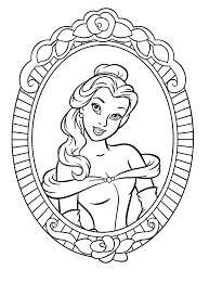 Free Printable Disney Princess Coloring Pages For Kids Belle Coloring Pages Princess Coloring Pages Printables Cartoon Coloring Pages