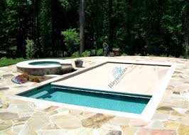 Pool Safety Covers Atlanta Pool Company Concrete Pool Pool Patio Retractable Pool Cover