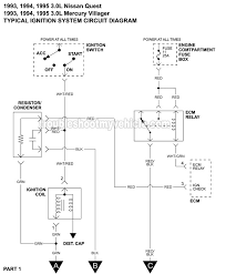 It's a pretty simple and easy thing to do if you know what you are doing. Part 1 Ignition System Wiring Diagram 1993 1998 3 0l Nissan Quest