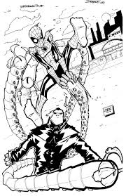 Your own doctor octopus coloring page printable coloring page. Spider Man Vs Doctor Octopus By Jeremytreece On Deviantart