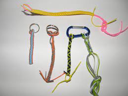 Scoubidou ist eine basteltechnik, bei welcher schnüre nach anleitung verknotet werden. Scoubidou Wikipedia