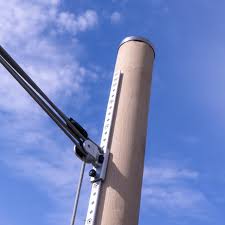 Holzmasten Fur Sonnensegel Aus Eiche 3m Hohenverstellbar Inkl 4 Fach Flaschenzug Bodenhulse In 2020 Flaschenzug Sonnensegel Sonnensegel Stange