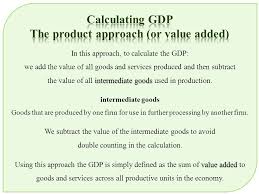 Intermediate goods refer to those goods which are used either for resale or for further production in the same year. Gross Domestic Product Gdp What Is Gross Domestic Product And How We Measure It Why Is This Measure Important What Are The Definitions Of The Major Ppt Download