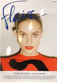 For Women Who Read Fashion -fashion Magazine Flair Cover Nadia Bender