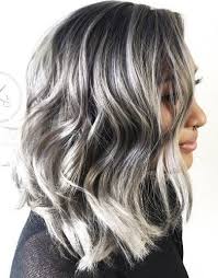 A thick fringe highlights color. 30 Shades Of Grey Silver Highlights For 2019 Latest Hair Colors