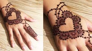 Mahdi ka dizain | mehdi ki dijain /finger mehndi design/mehendi designs/simple mehndi design. New Easy Heart Mehndi Design For Beginners Simple Henna Design Mehen Beginner Henna Designs Henna Designs Easy Henna Tattoo Designs