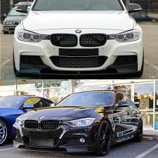 M sport brake with blue painted brake callipers sporty highlight. Bmw M Performance Style Front Lip 3 Series F30 M Sport Fitment Euro Division Your European Automotive Specialist