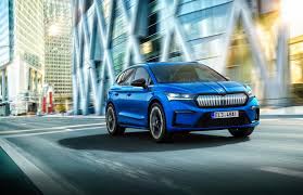 Enyaq iv interjeras alsuoja elegancija ir paprastomis formomis. 2021 Skoda Enyaq Sportline Iv Ex Works With Lowering